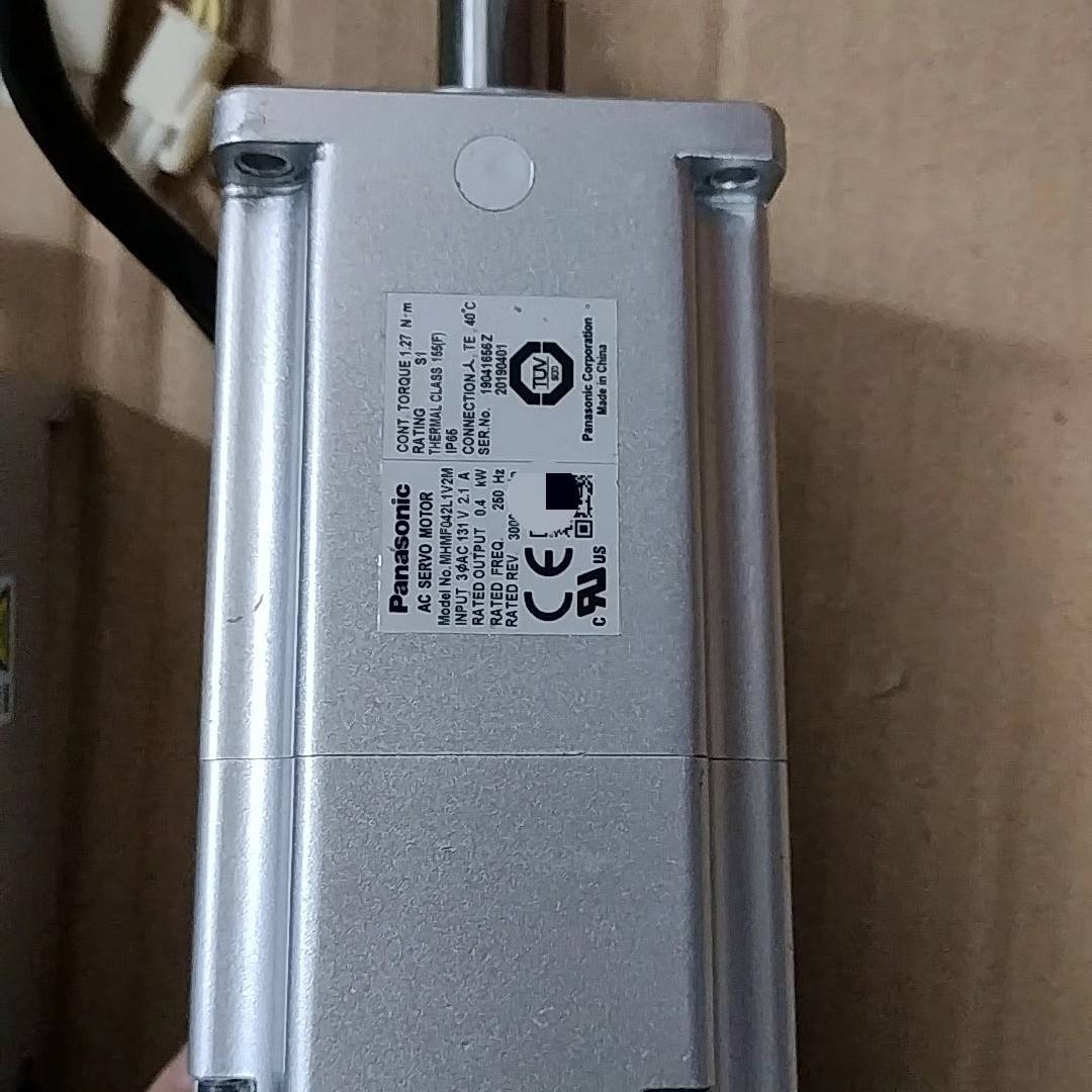 询价购-二手MHMF042L1V2M伺服电机，400W带刹车，