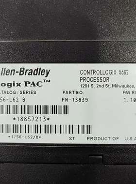 询价购-罗克韦尔AB模块 1756-L62 B，ControlLog