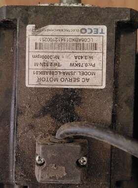 询价购-东元伺服电机JSMA-LC08ABK01，功率0.75KW，