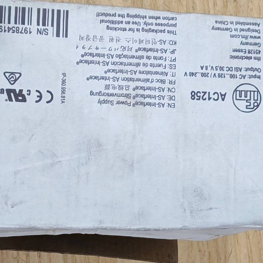 询价购-#电源及电源管理 全新 易福门ASi总线