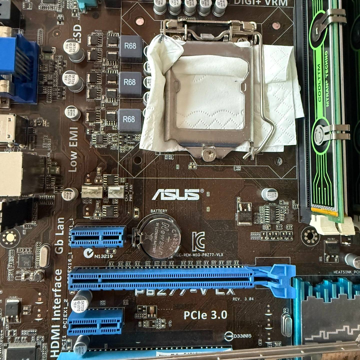 询价购-华硕 P8Z77-V LX  1155针  DDR3内存