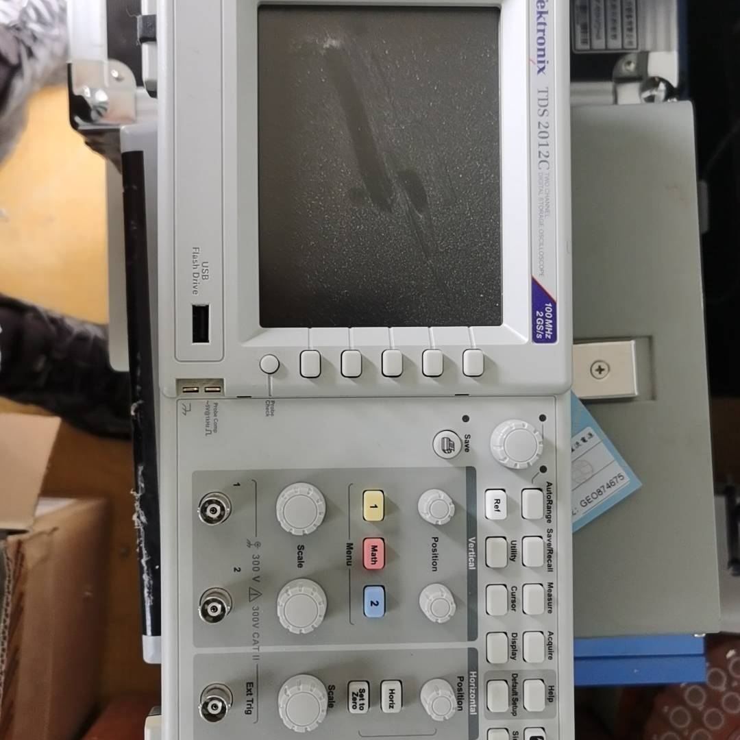 询价购-泰克TDS2012C 100M新款示波器成色如图，