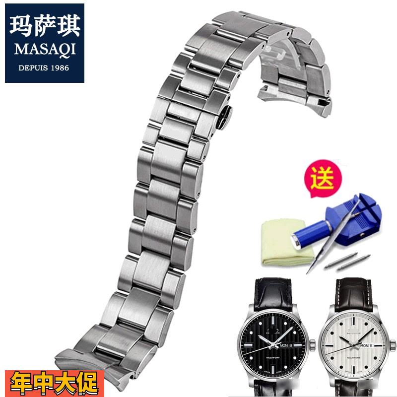 原厂适配美度MIDO舵手钢带M005430A M005614A钢表带手表链22mm23m