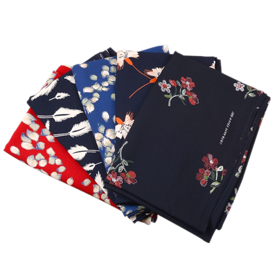 夏季高档布料服装人造棉