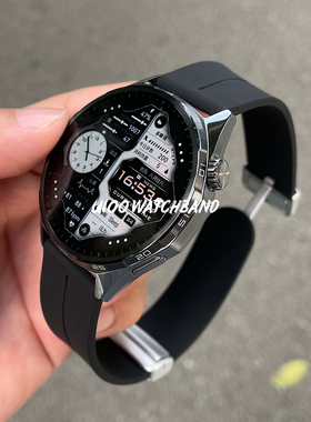 UIOO适用华为手表GT6表带硅胶磁吸折叠扣华为gt5/4/3/watch5表带