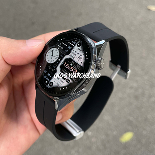 适用华为手表GT6表带硅胶磁吸折叠扣运动华为gt5 watch5表带 gt4