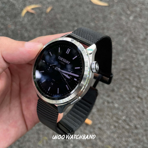 UIOO适用小米watch5/4/3米兰表带