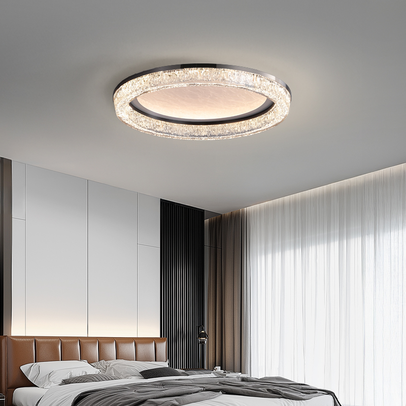 卧室灯吸顶灯现代简约意式轻奢高级感创意个性新款主卧房间吸顶灯