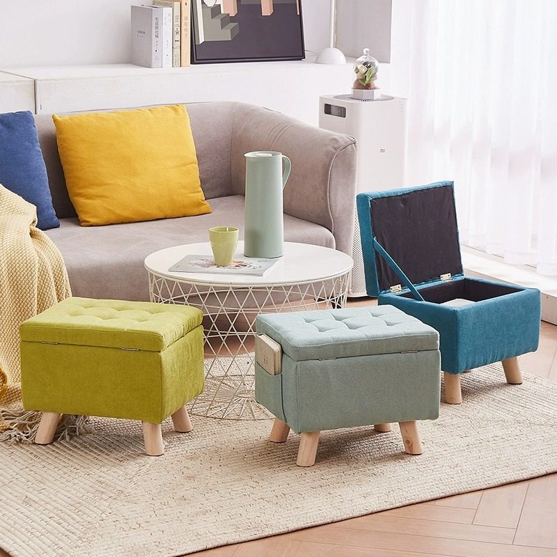 厂家直供时尚家用门口换鞋凳服装店沙发凳储物长方形长条收纳凳子,住宅家具,矮凳,淘宝优惠券,粉丝福利购,淘宝优惠卷