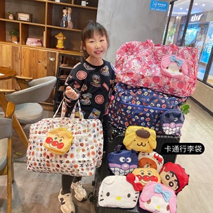 出口日本面包超人折叠行李袋儿童幼儿园被子收纳袋旅行袋手提袋子