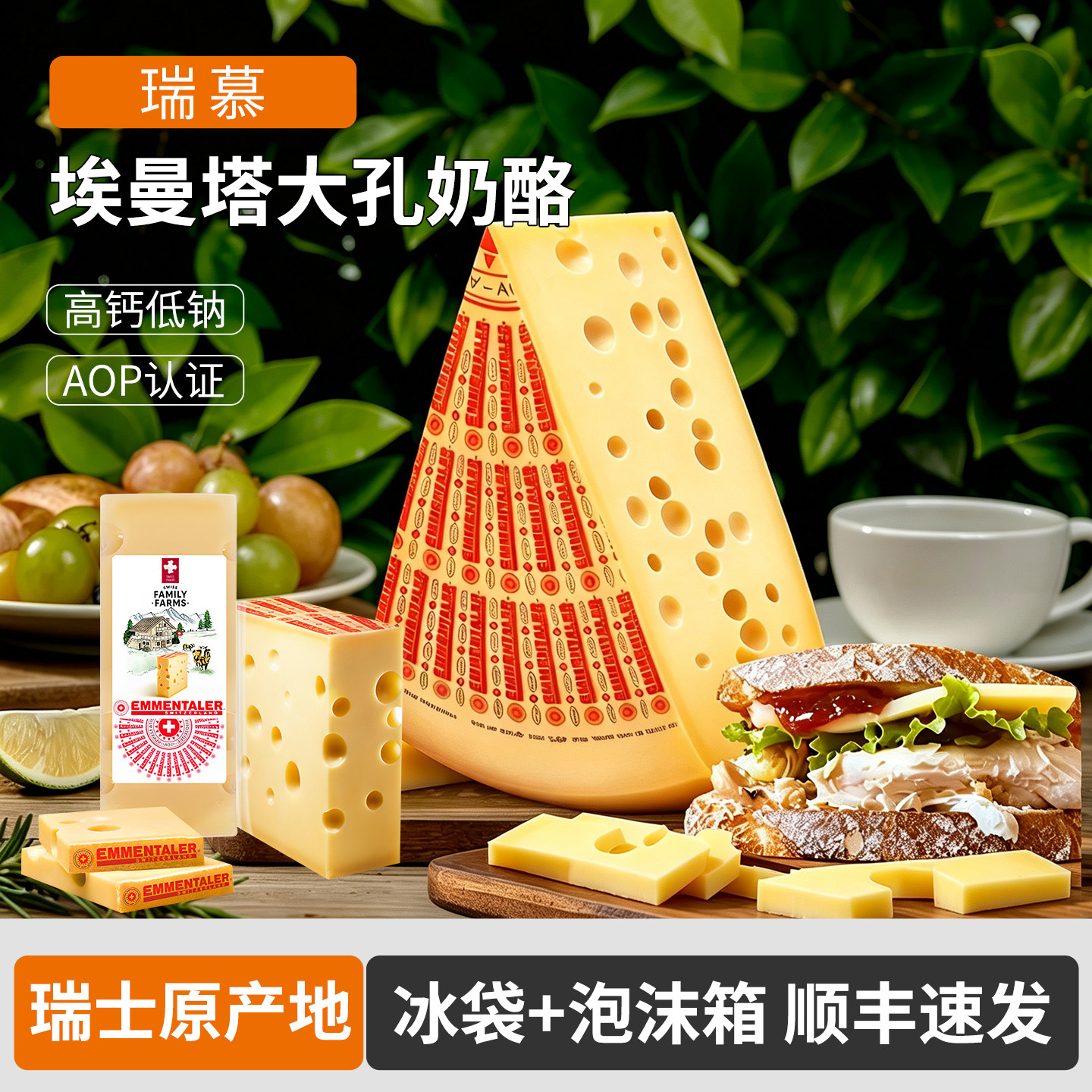 瑞慕埃曼塔大孔奶酪块