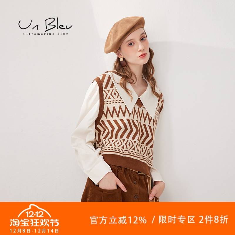 假两件衬衫女慵懒风小众原创设计