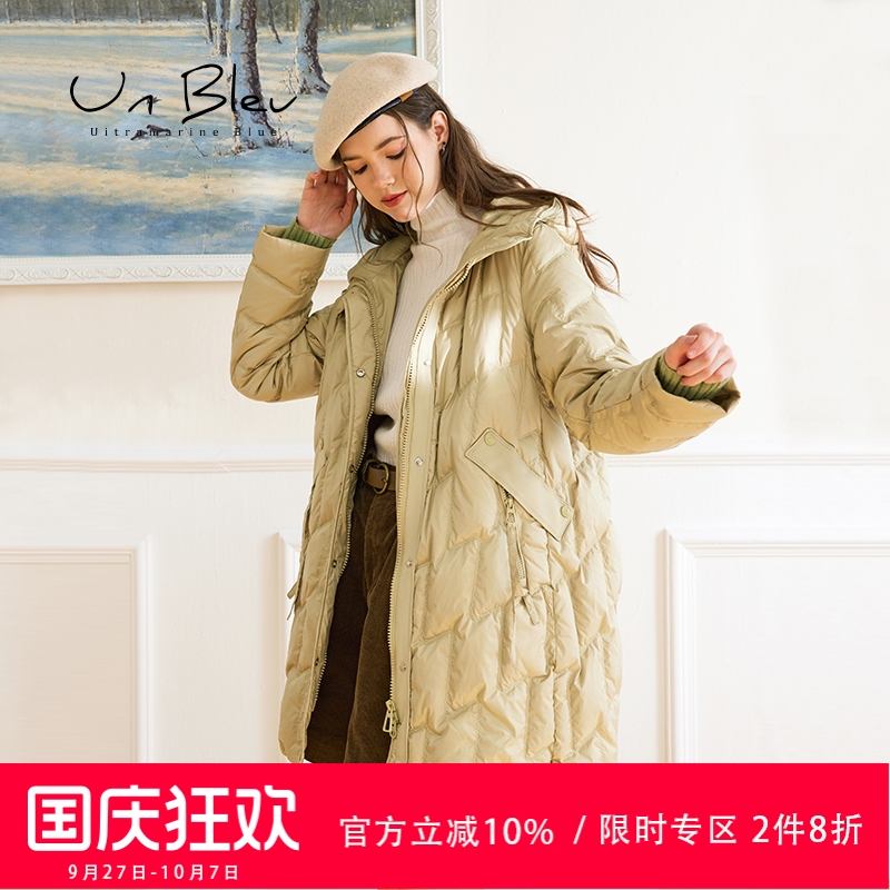 黑色羽绒服女连帽高级好看女装