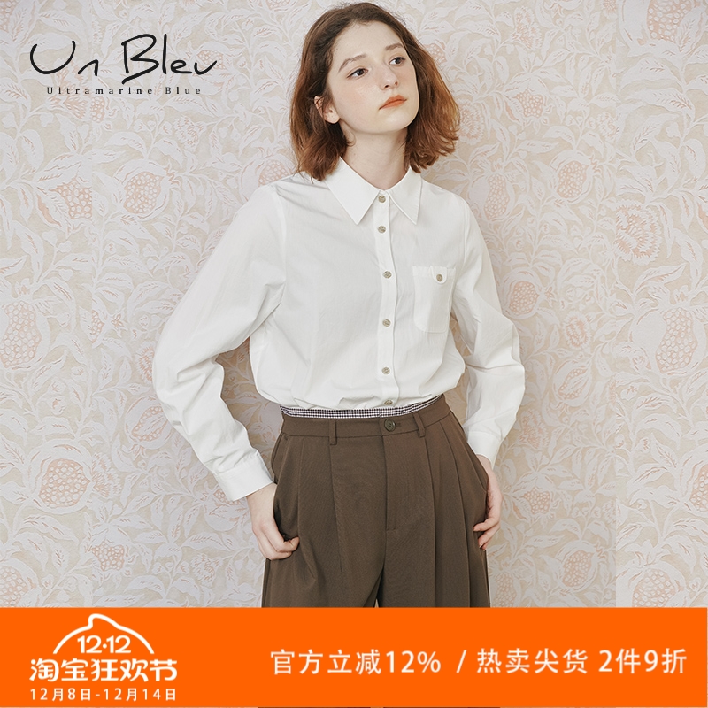 白色衬衫女2025新款时尚