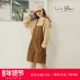 女设计感小众春夏新款 韩版 时尚 背带裤 女装 夏季 宽松小个子连体短裤