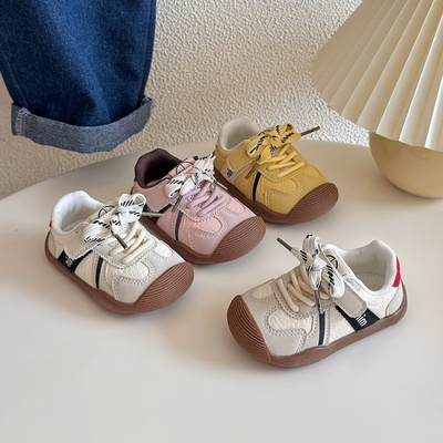 男宝新款冬鞋加厚机能运动鞋男女中小童透气防滑洋气婴幼儿春秋季