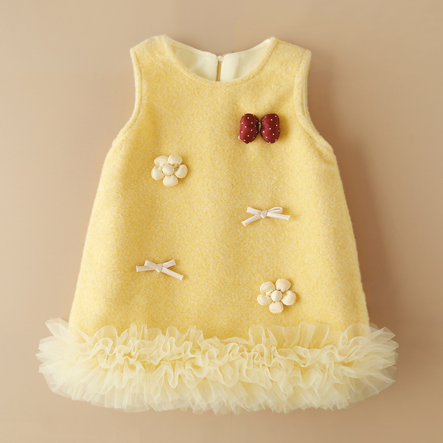 女童加绒背心裙新款秋冬裙子儿童装马甲裙连衣裙小女孩洋气公主裙,童装/婴儿装/亲子装,连衣裙,淘宝优惠券,粉丝福利购,淘宝优惠卷