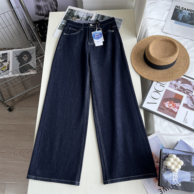 高腰显瘦宽松直筒长裤秋季