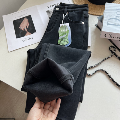 显瘦窄版直筒阔腿长裤