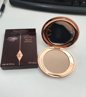 CT蜜粉饼01柔焦美颜蜜粉雾光小金盘定妆持久不脱妆