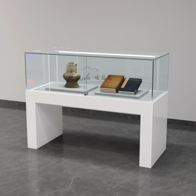 木质烤漆博物馆展示柜公司企业展厅样品陈列柜玻璃展柜饰品展示柜