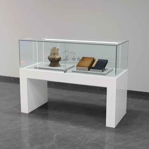 木质烤漆博物馆展示柜公司企业展厅样品陈列柜玻璃展柜饰品展示柜