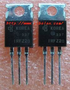IRFZ20场效应管，IRFZ20三极管TO-220 50V 15A MOS