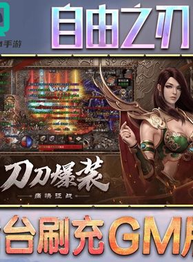 自由之刃传奇GM后台游戏科技刷充无限资源满级VIP道具辅助修改器
