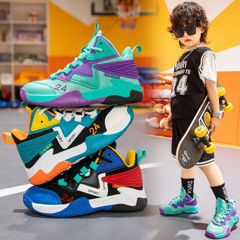 儿童篮球鞋2025秋冬季新款韩版男童运动鞋透气中大童男孩跑步鞋