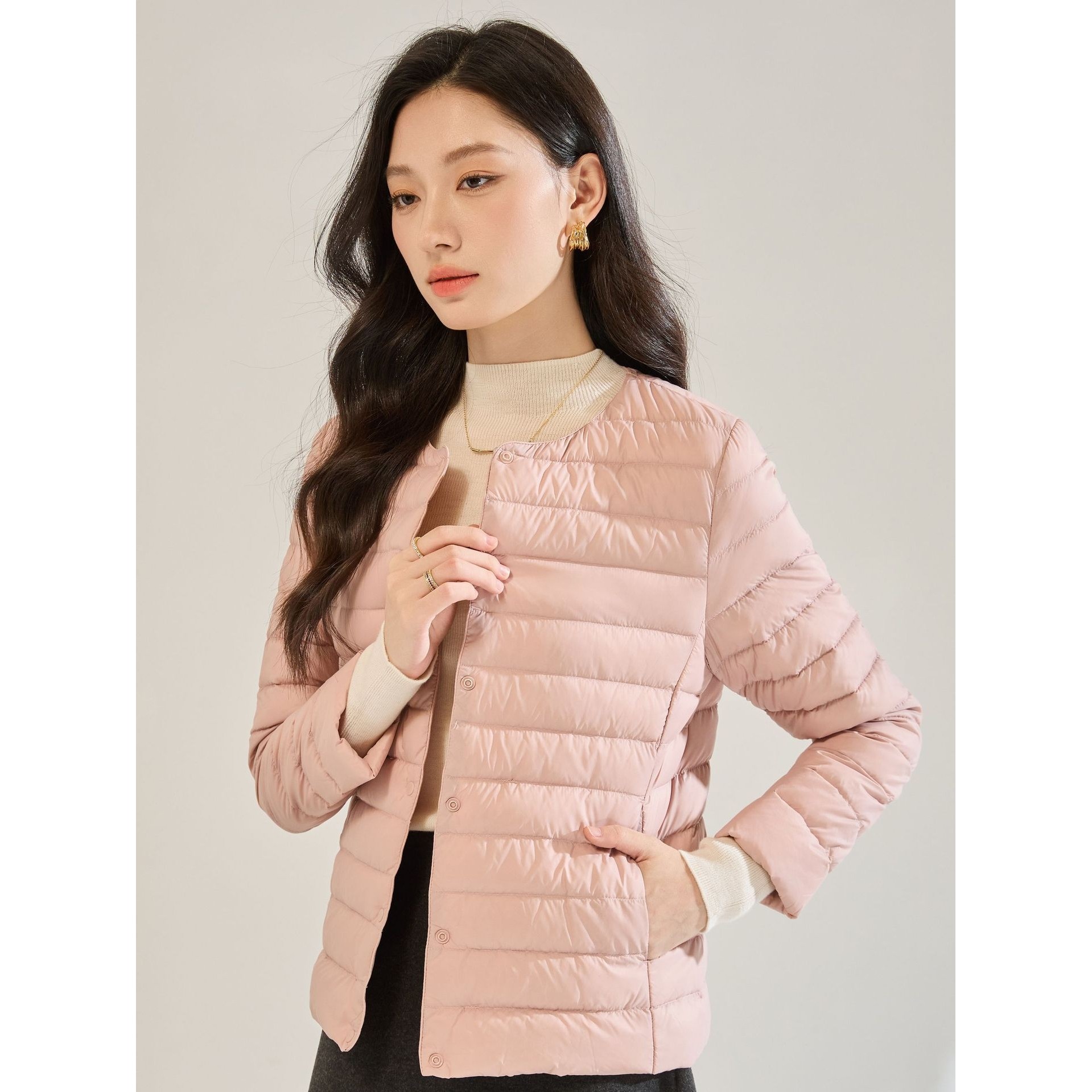 25冬内胆圆领轻薄内穿白鸭绒保暖短款轻便打底羽绒服女外套22677,女装/女士精品,棉衣/棉服,淘宝优惠券,粉丝福利购,淘宝优惠卷