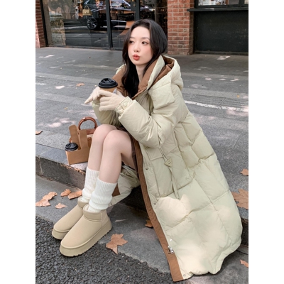 新款韩版胖mm300斤加肥加大码孕妇羽绒服女大码加厚外套2433