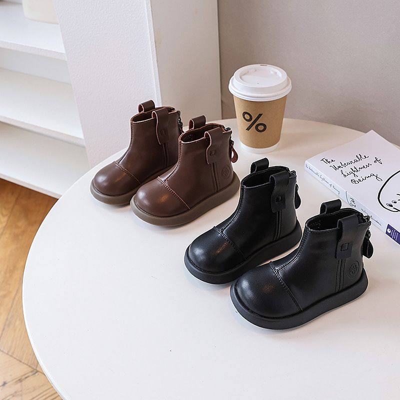 女童皮靴英伦风秋季新款童鞋女小童马丁靴软底防滑女宝宝单靴,童鞋/婴儿鞋/亲子鞋,皮靴,淘宝优惠券,粉丝福利购,淘宝优惠卷