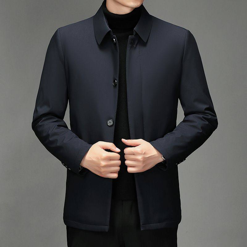 男士棉服休闲外套加厚冬季翻领棉袄中长潮流商务爸爸装棉衣男,男装,风衣,淘宝优惠券,粉丝福利购,淘宝优惠卷