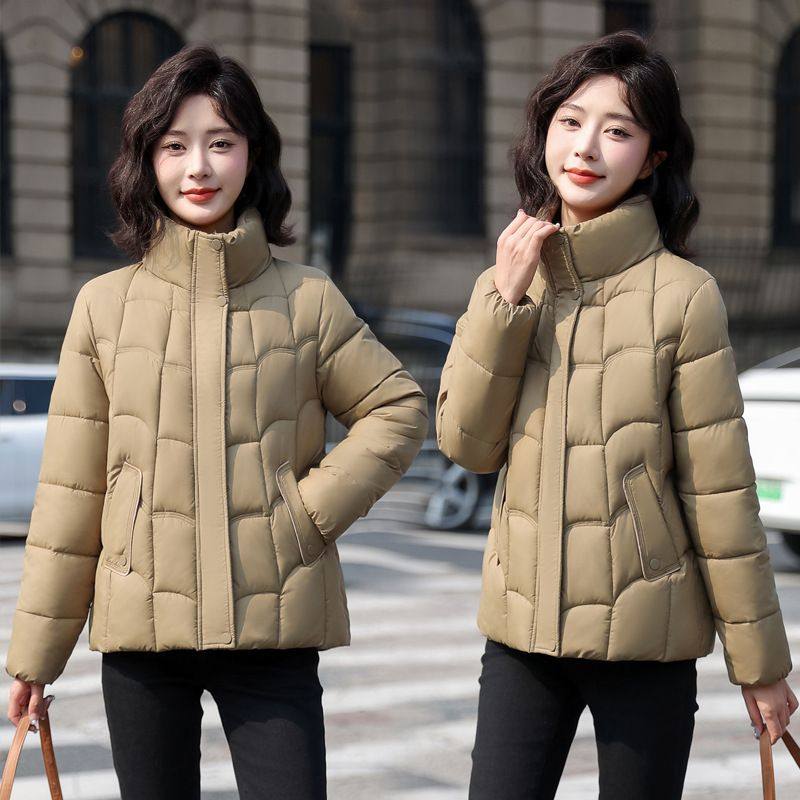 2025冬季新款棉服女韩版时尚立领小棉衣修身显瘦羽绒棉衣棉袄外套,女装/女士精品,棉衣/棉服,淘宝优惠券,粉丝福利购,淘宝优惠卷