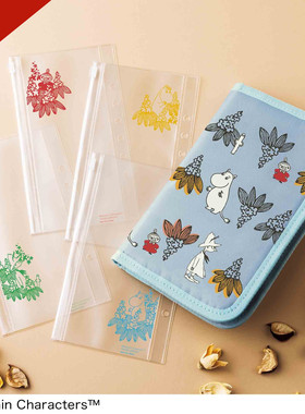 Moomin收纳包inred2023日本时尚女性杂志附录赠品姆明手帐本正品