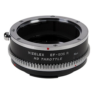 美国Fotodiox 佳能EF镜头转佳能EOS R/RP 内置可调ND减光镜转接环