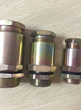 金属防爆格兰头 DQM防爆电缆密封接头 防水密封电缆接头防爆管件