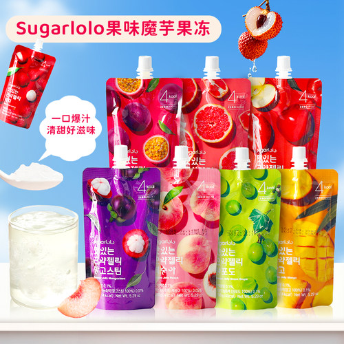 Sugarlolo桃子味魔芋果冻