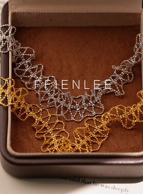 925银手链  羽落 轻奢小众设计师款手链女款气质抽拉式手链