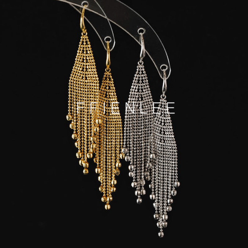 925银耳饰  耳畔流霞 轻奢小众设计流苏耳饰女款气质百搭耳环,饰品/流行首饰/时尚饰品新,银饰耳饰,淘宝优惠券,粉丝福利购,淘宝优惠卷