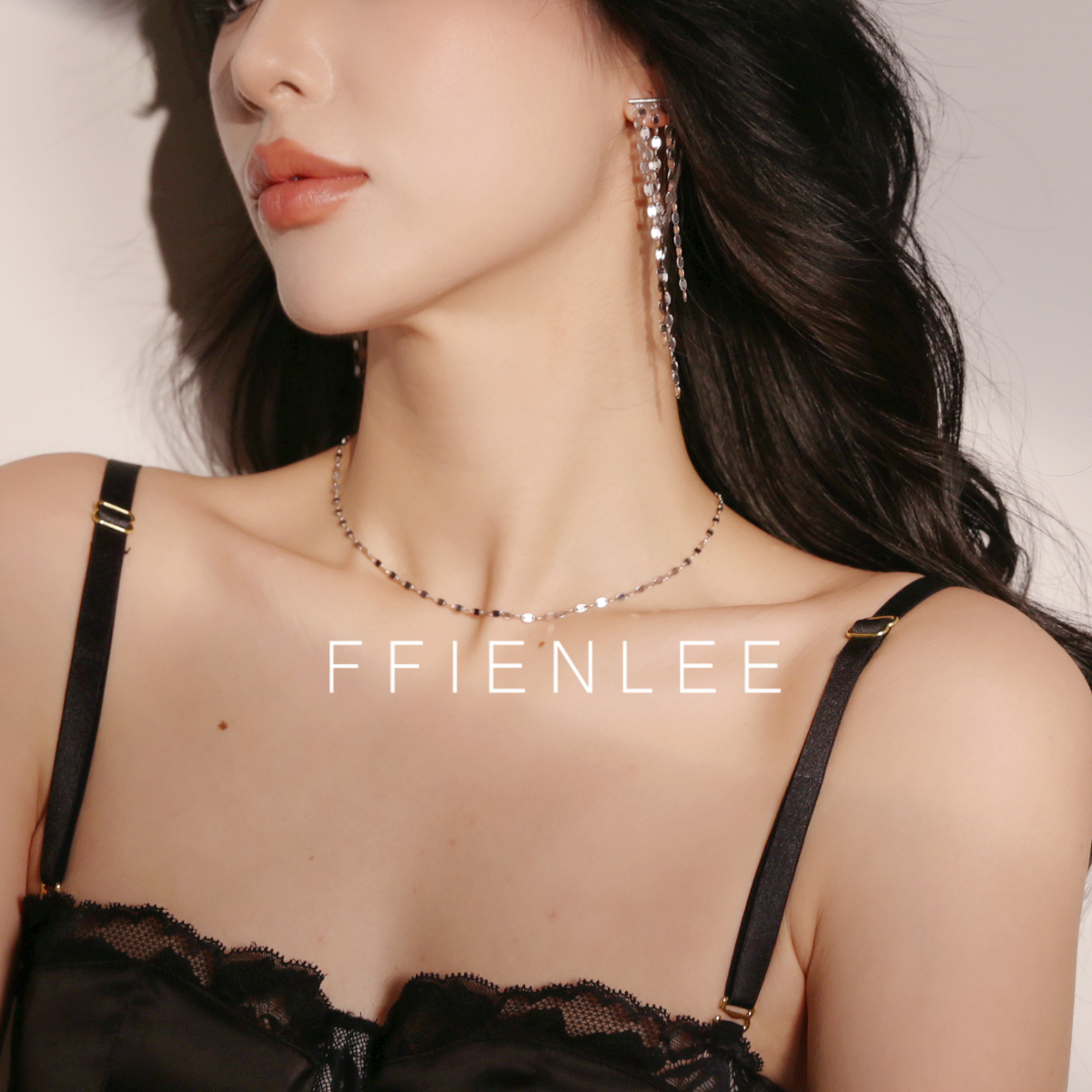 链子925银  夜空中最亮的星 意大利精工瓦片链时尚叠戴水波纹项链