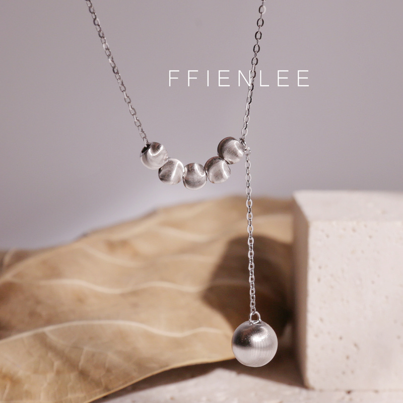 坠链均925银 气质相思豆项链 约2.1克 YINLIAN10007