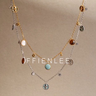 链子925银 月落星沉 时尚轻奢小众毛衣链女款百搭项链