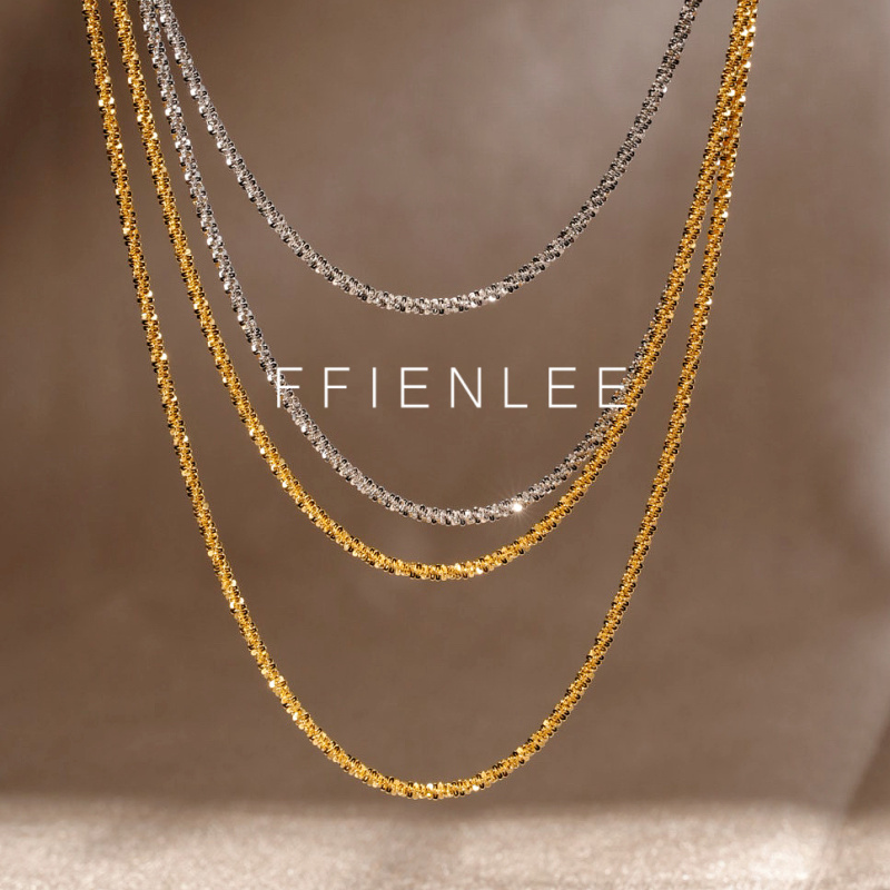 坠链均925银  星河印记 设计感毛衣链女款百搭长款项链