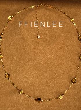 925银项链  葫芦娃 轻奢小众高级感葫芦猫眼珠珠项链时尚气质