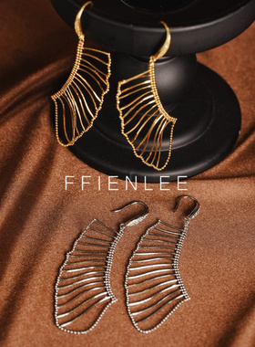 925银耳饰  弦月刃 轻奢小众耳饰女款气质百搭个性耳环