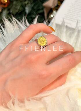 925银戒指  黑暗荣耀 轻奢小众设计师款活口戒指女款气质宽面戒指