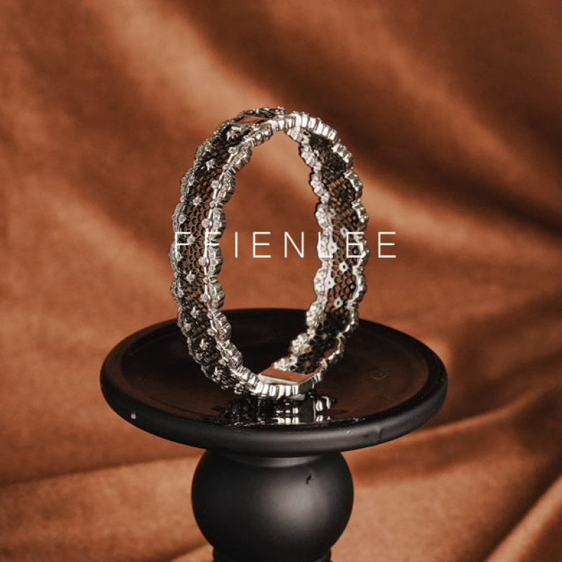 925银手镯  镂光星眸 轻奢小众设计手镯女款气质百搭手镯,饰品/流行首饰/时尚饰品新,银饰手镯,淘宝优惠券,粉丝福利购,淘宝优惠卷