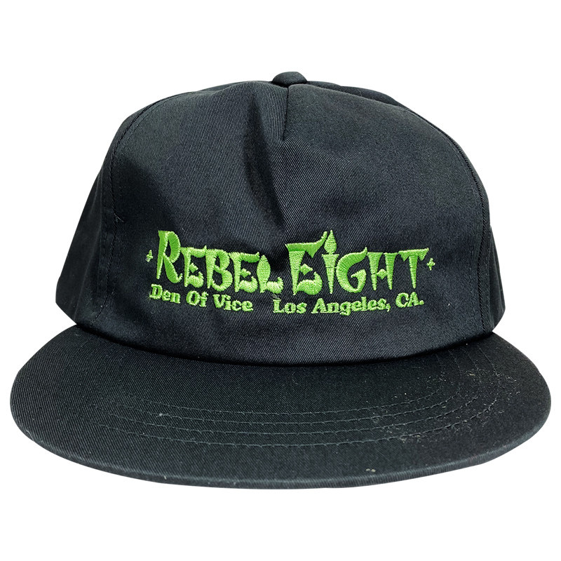 REBEL8西海岸美式街头潮牌摇滚刺绣平檐帽滑板平沿可调节棒球帽