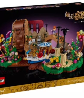 LEGO乐高创意ideas 21360查理威利旺卡和巧克力工厂儿童拼搭玩具